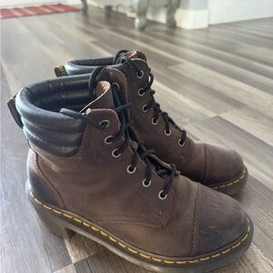Dr. Martens Brown Heeled Boots